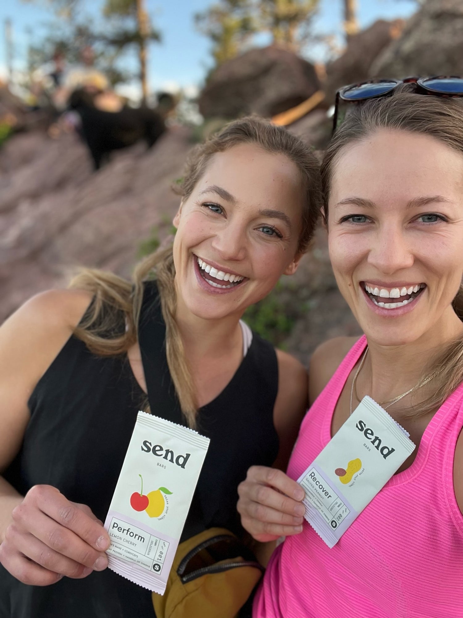 Sasha Digiulian and Arianne Jones & Superfood Bars