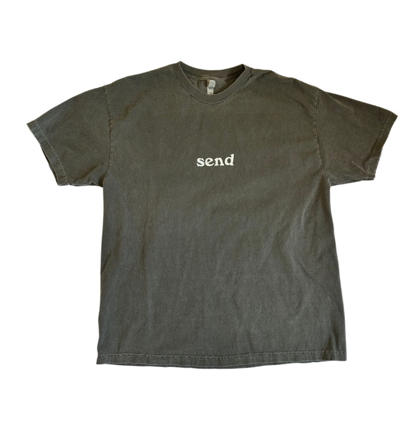 Send Faded Black T-Shirt
