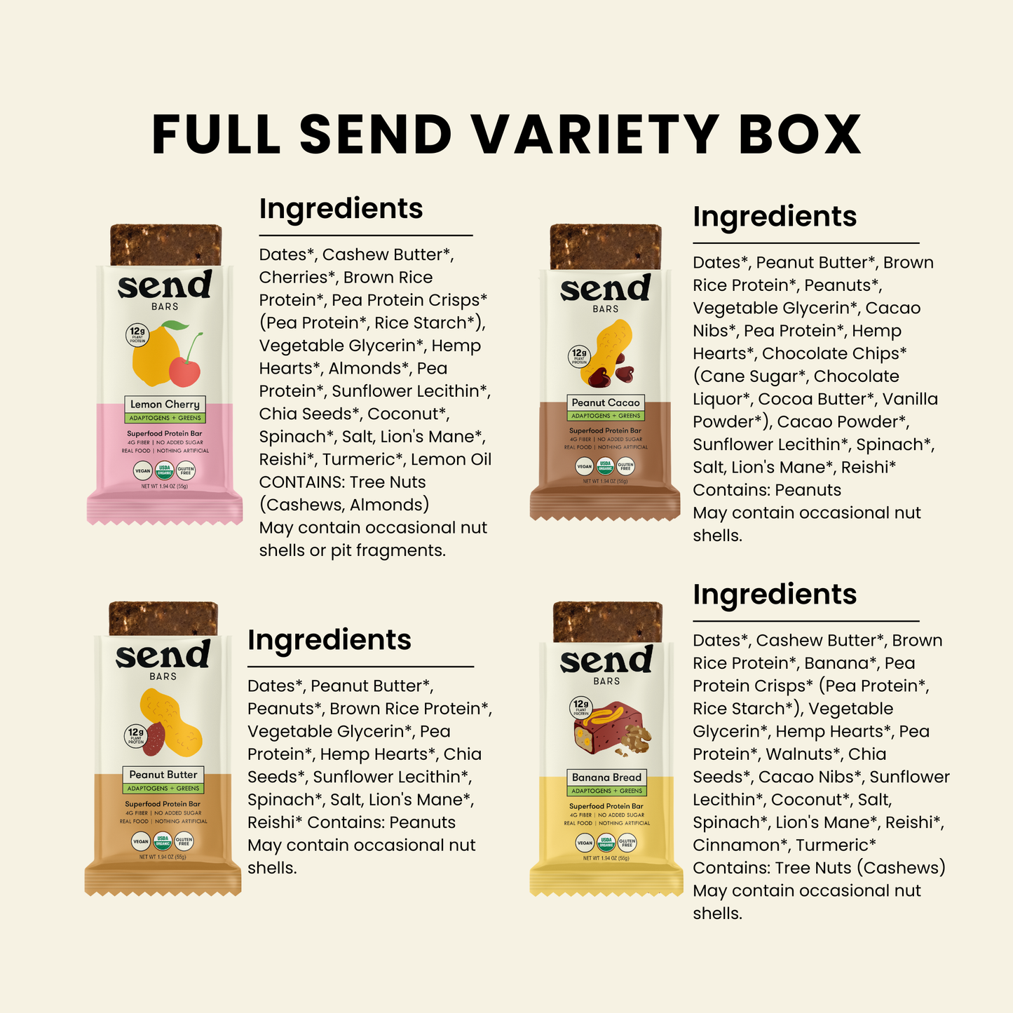 Organic Full SEND Variety Box